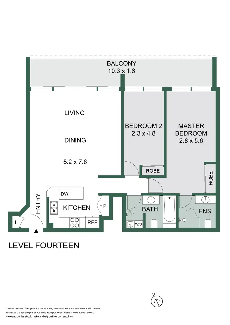 Floorplan of Homely apartment listing, 45/251-263 Goulburn Street, Surry Hills NSW 2010