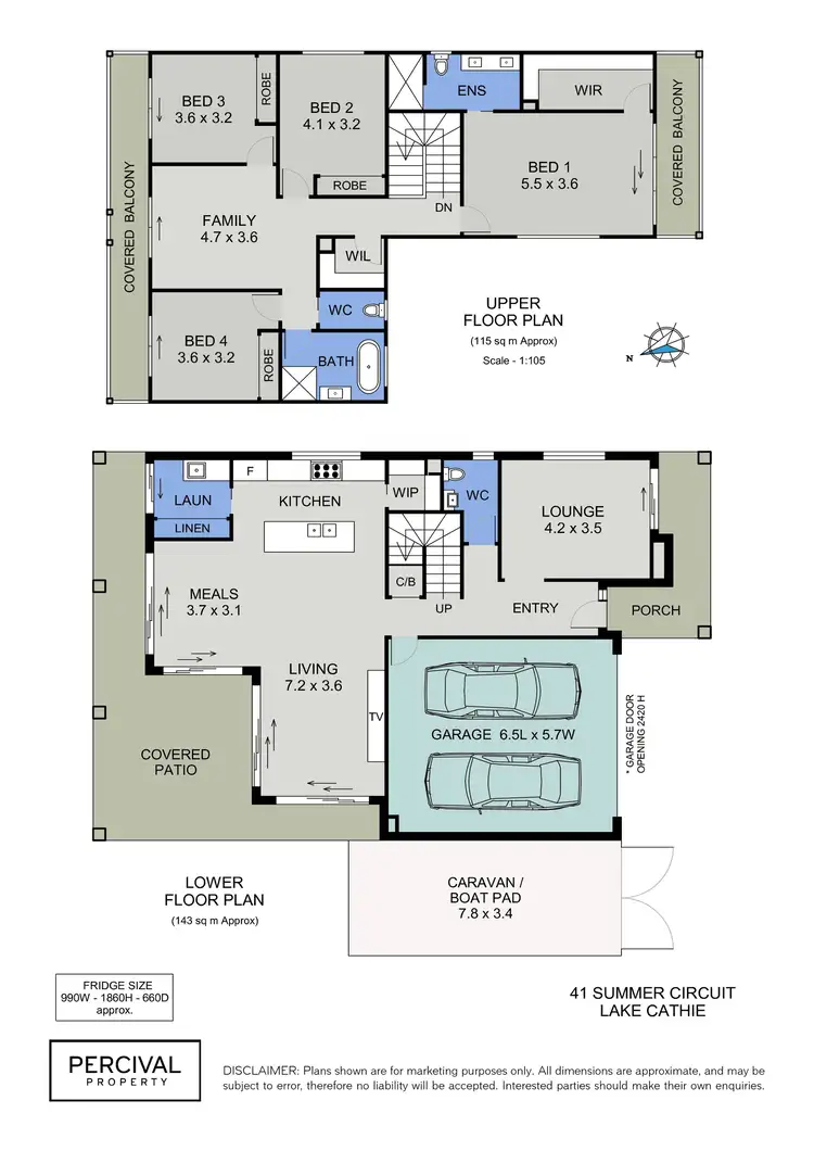 Floorplan of Homely house listing, 41 Summer Circuit, Lake Cathie NSW 2445