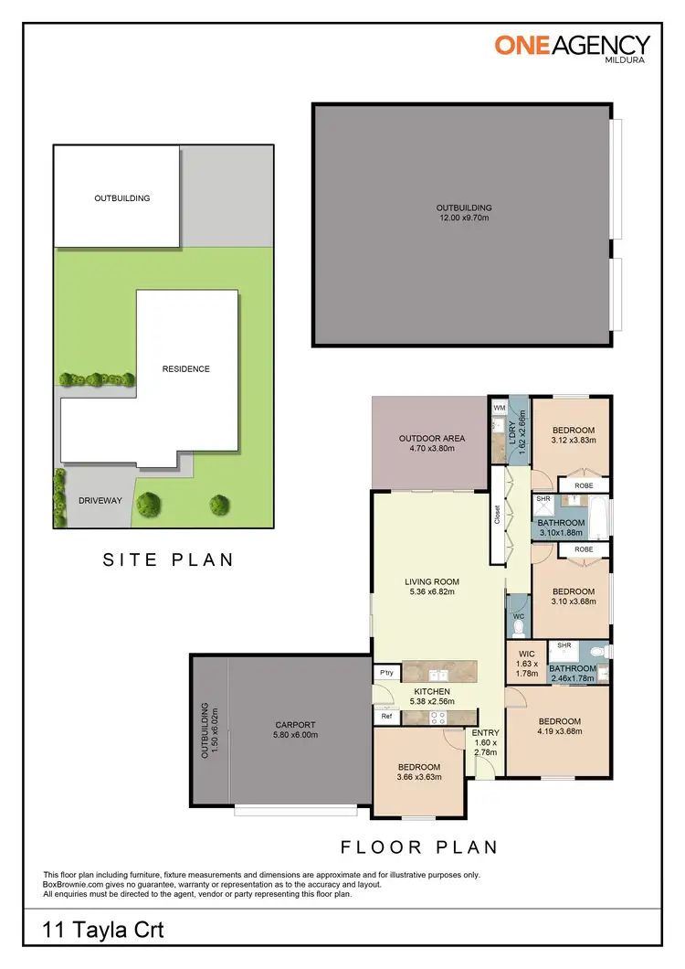 Floorplan of Homely house listing, 11 Tayla Court, Euston NSW 2737