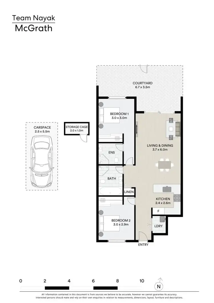 Floorplan of Homely unit listing, 2/2-6 Fraser Street, Westmead NSW 2145