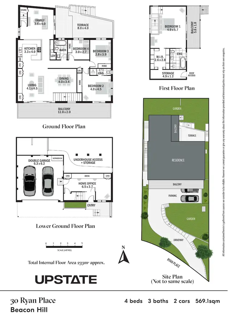 Floorplan of Homely house listing, 30 Ryan Place, Beacon Hill NSW 2100