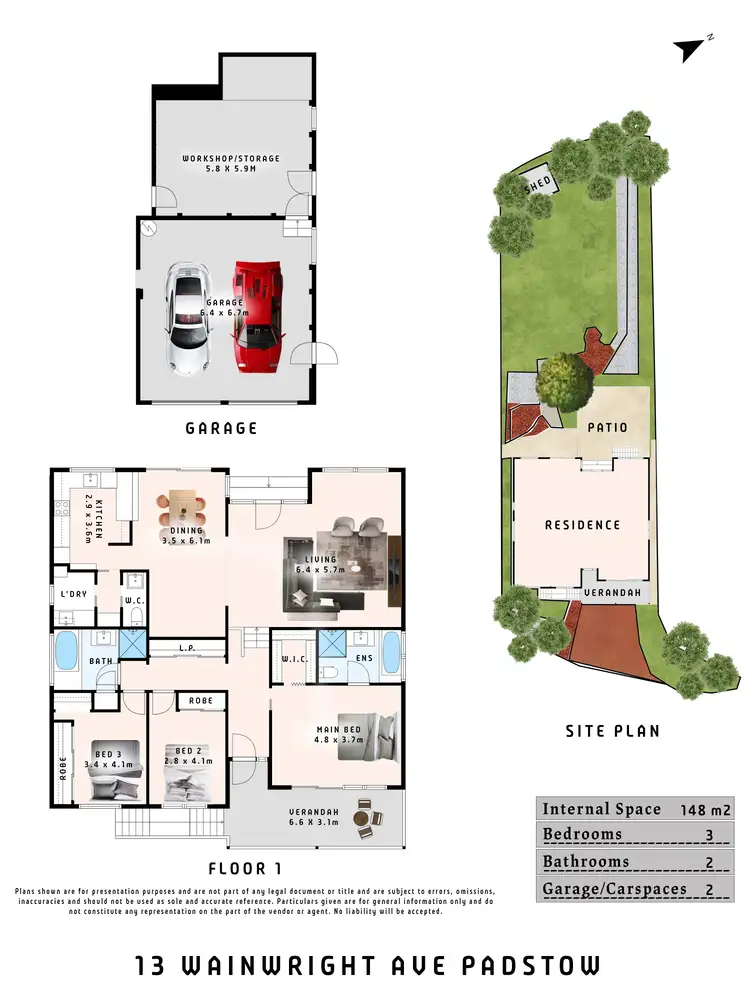 Floorplan of Homely house listing, 13 Wainwright Avenue, Padstow NSW 2211