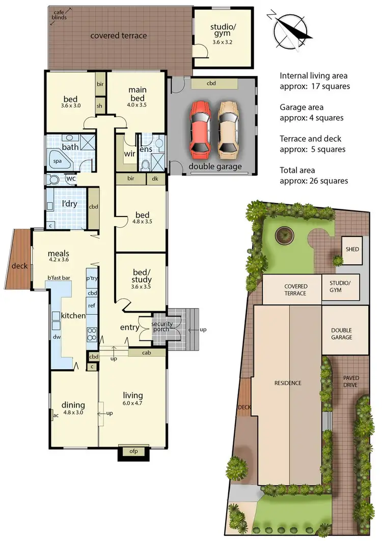 Floorplan of Homely house listing, 18 Raphael Crescent, Frankston VIC 3199