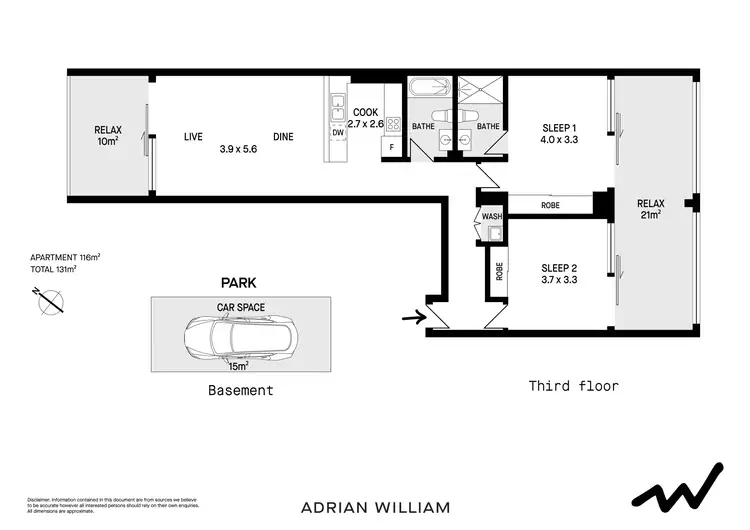 Floorplan of Homely apartment listing, 10/654-656 Botany Road, Alexandria NSW 2015