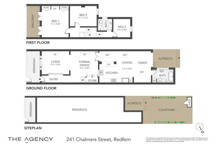 Floorplan of Homely house listing, 241 Chalmers Street, Redfern NSW 2016