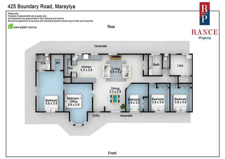 Floorplan of Homely house listing, 425 Boundary Road, Maraylya NSW 2765