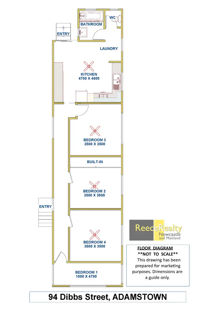 Floorplan of Homely house listing, 94 Dibbs Street, Adamstown NSW 2289
