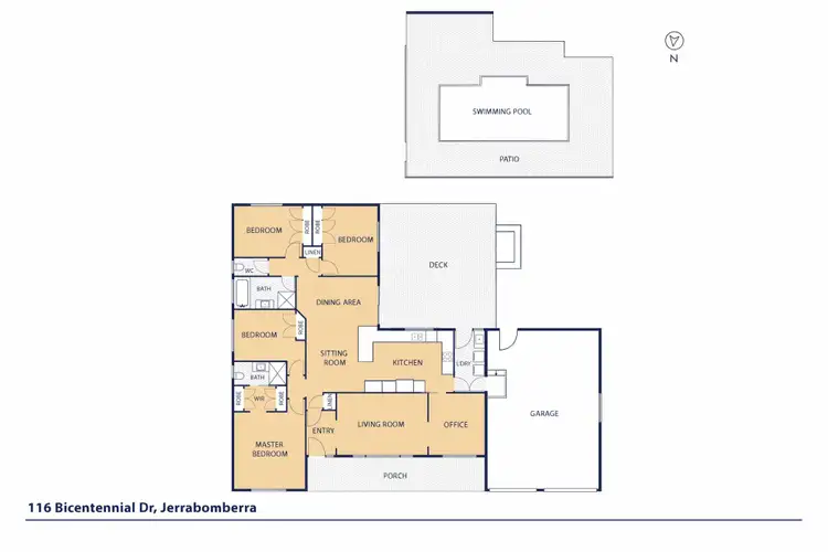 Floorplan of Homely house listing, 116 Bicentennial Drive, Jerrabomberra NSW 2619