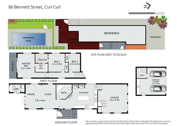Floorplan of Homely house listing, 86 Bennett Street, Curl Curl NSW 2096