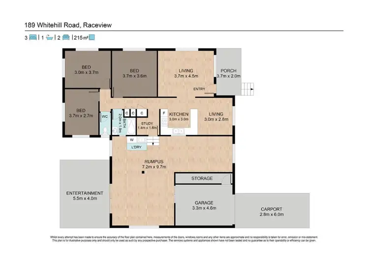 Floorplan of Homely house listing, 189 Whitehill Road, Raceview QLD 4305