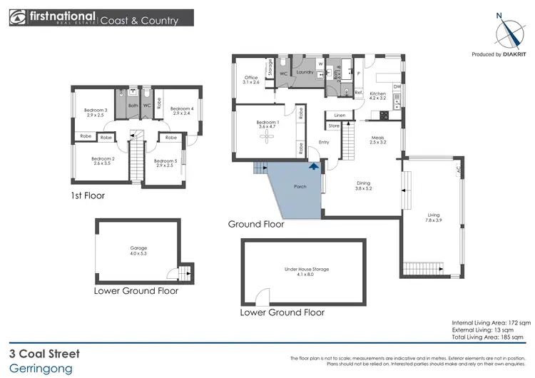 Floorplan of Homely house listing, 3 Coal Street, Gerringong NSW 2534