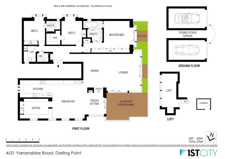Floorplan of Homely apartment listing, 4/51 Yarranabbe Road, Darling Point NSW 2027