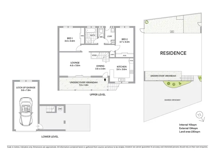 Floorplan of Homely townhouse listing, 2/32 Riverside Drive, Nambucca Heads NSW 2448