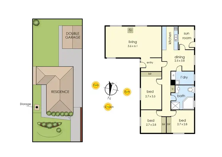 Floorplan of Homely house listing, 130 Monterey Boulevard, Frankston North VIC 3200