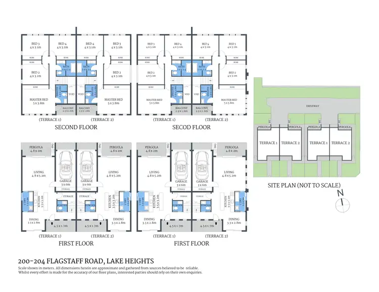 Floorplan of Homely terrace listing, 3/200-204 Flagstaff Road, Lake Heights NSW 2502