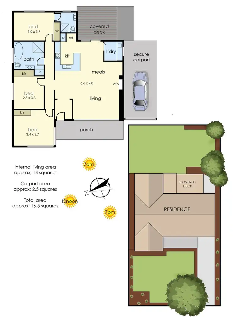 Floorplan of Homely house listing, 24 Hudson Avenue, Frankston VIC 3199