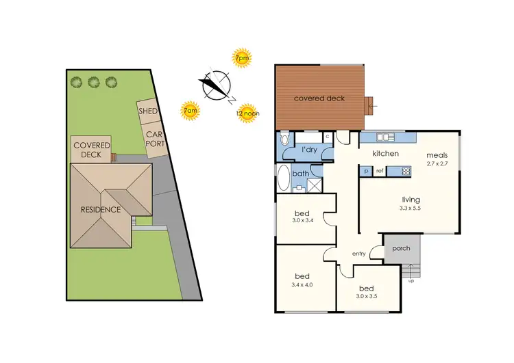 Floorplan of Homely house listing, 16 Wirilda Crescent, Frankston North VIC 3200