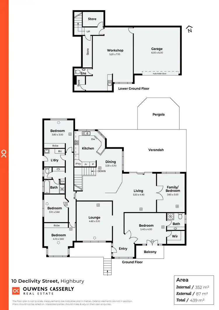 Floorplan of Homely house listing, 10 Declivity Street, Highbury SA 5089