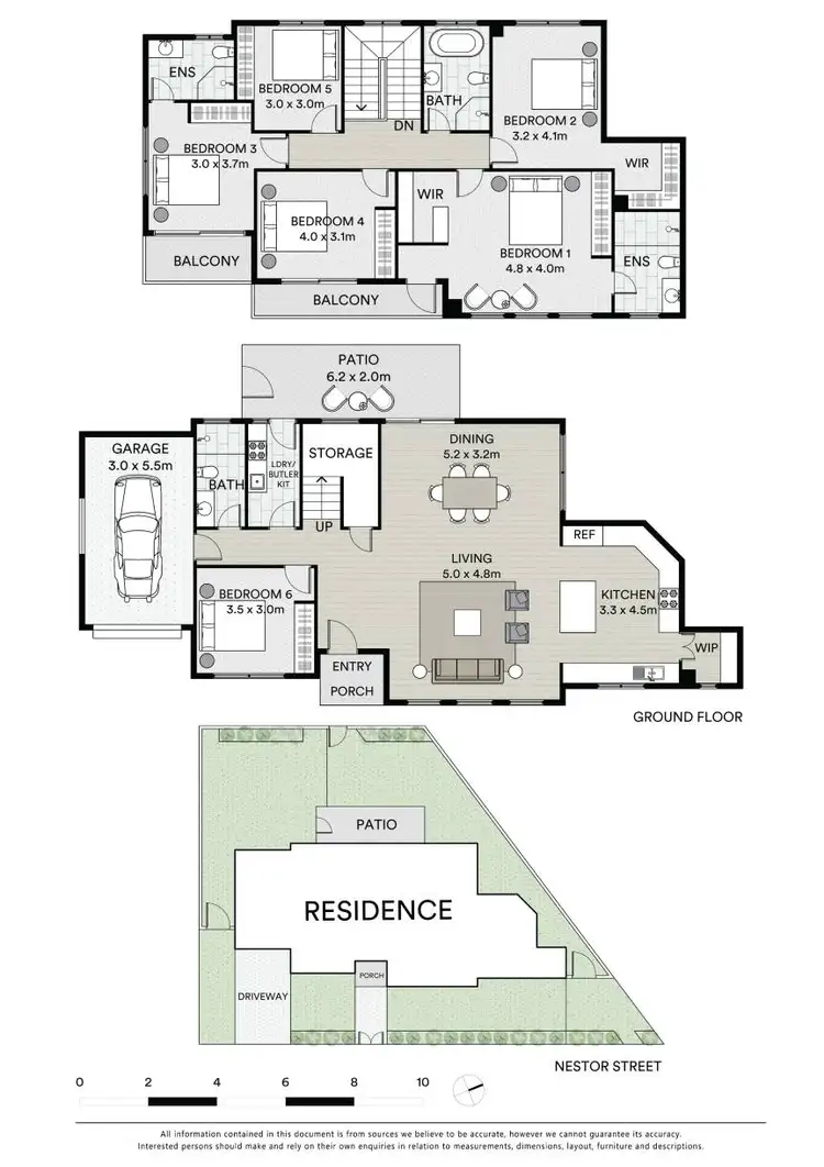 Floorplan of Homely house listing, 6 Nestor Street, Winston Hills NSW 2153