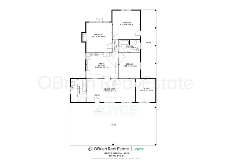 Floorplan of Homely rural property listing, 58 Adams Road, Wangandary VIC 3678