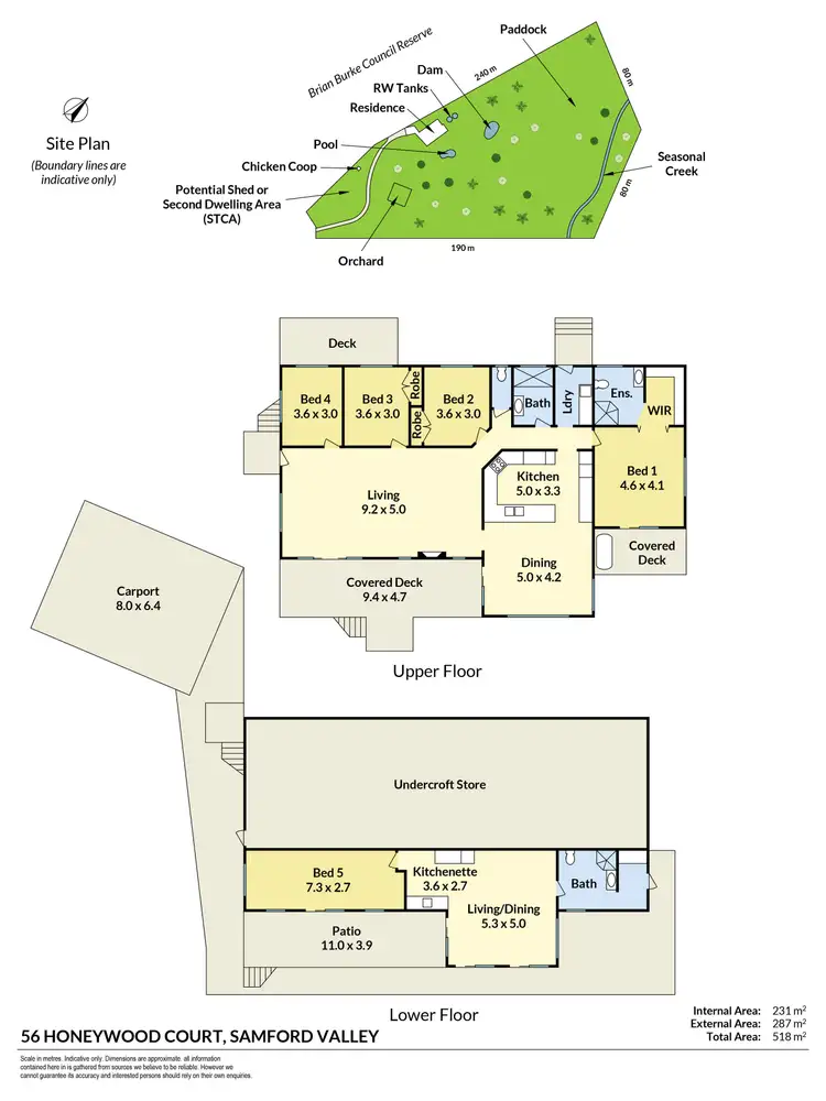Floorplan of Homely house listing, 56 Honeywood Court, Samford Valley QLD 4520