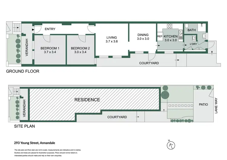 Floorplan of Homely house listing, 293 Young Street, Annandale NSW 2038