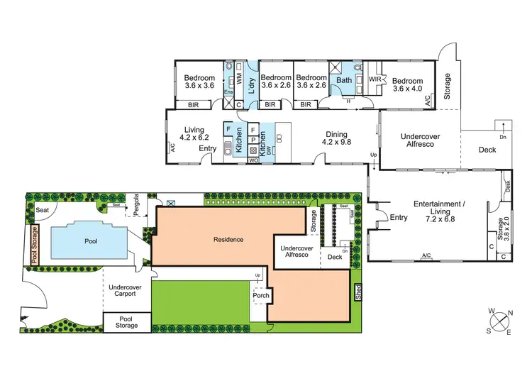 Floorplan of Homely house listing, 494 Melbourne Road, Blairgowrie VIC 3942