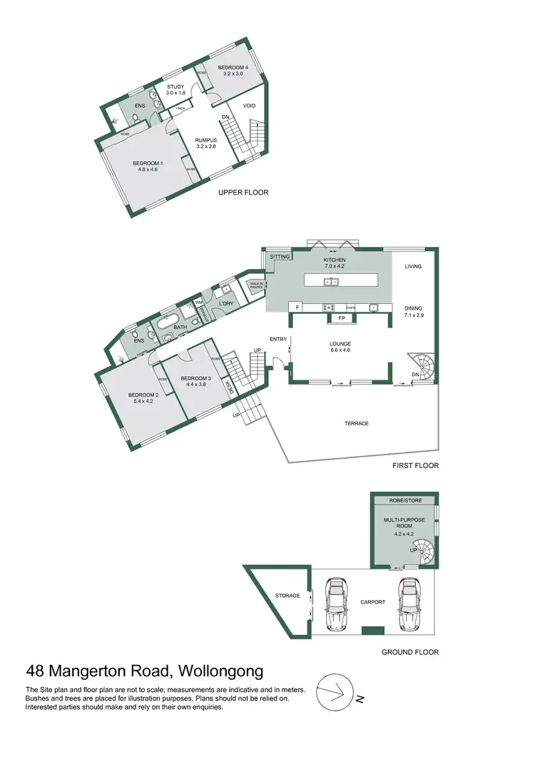 Floorplan of Homely house listing, 48 Mangerton Road, Wollongong NSW 2500