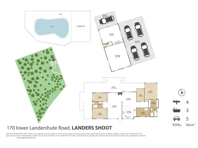 Floorplan of Homely rural property listing, 170 Lower Landershute Road, Landers Shoot QLD 4555