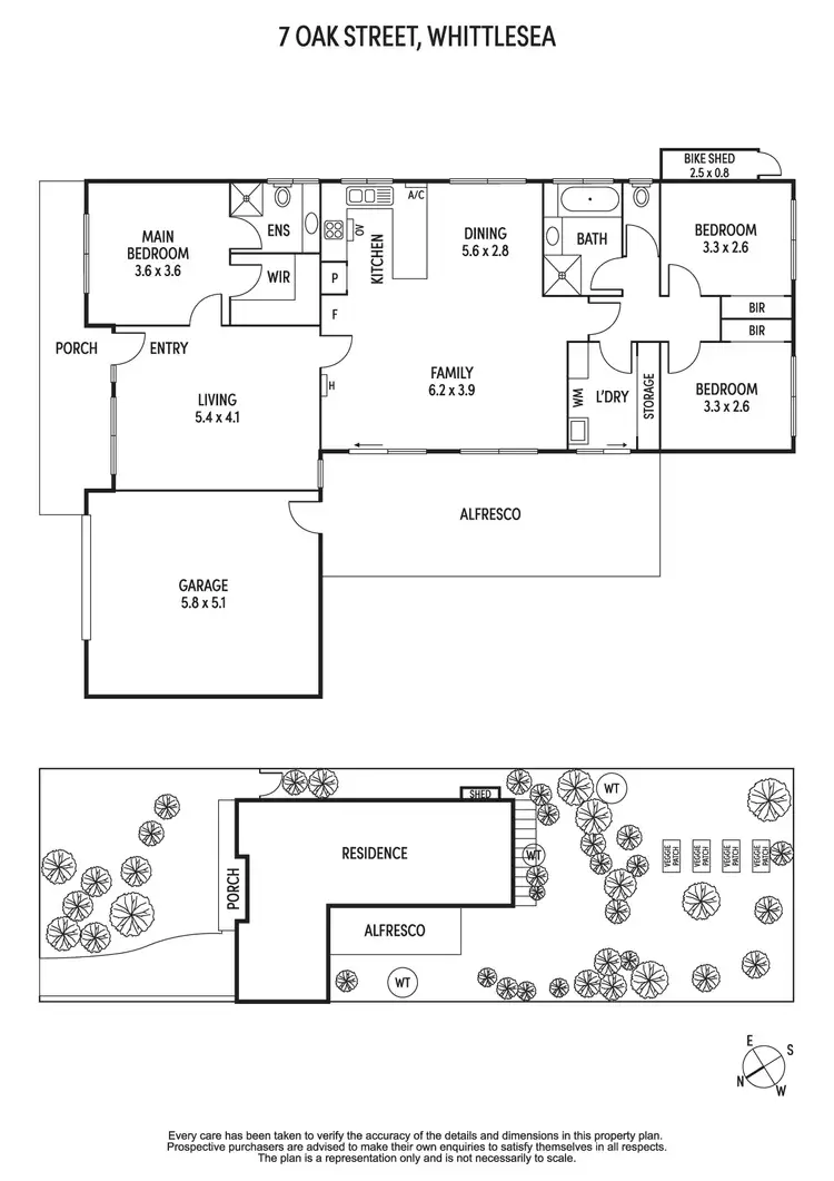 Floorplan of Homely house listing, 7 Oak Street, Whittlesea VIC 3757