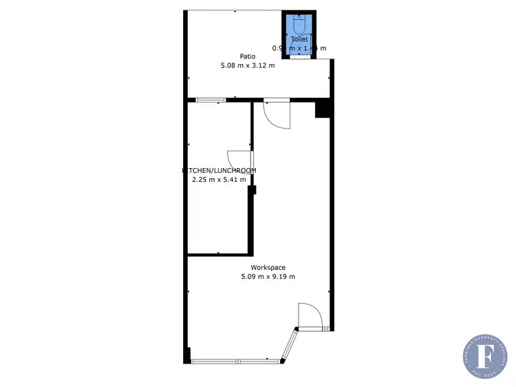 Floorplan of Homely studio listing, 10 Neill Street, Harden NSW 2587