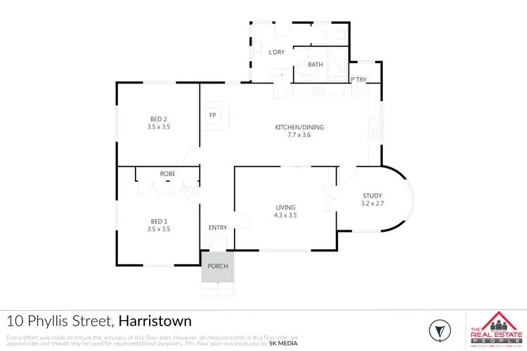 Floorplan of Homely house listing, 10 Phyllis Street, Harristown QLD 4350