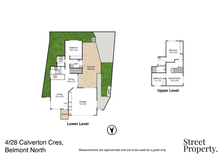 Floorplan of Homely townhouse listing, 4/28 Calverton Crescent, Belmont North NSW 2280