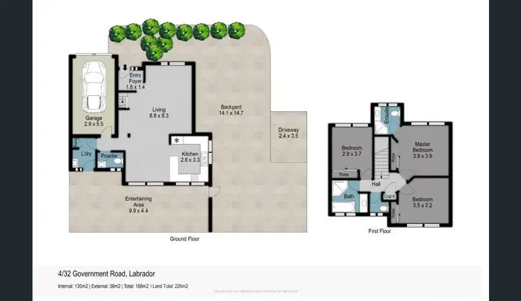 Floorplan of Homely house listing, 4/32 Government Road, Labrador QLD 4215