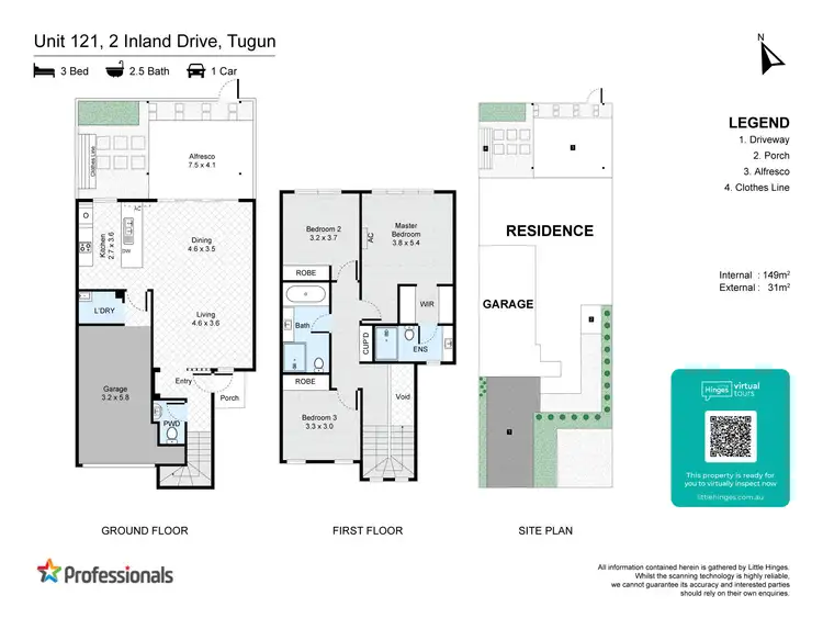 Floorplan of Homely house listing, 121/2 Inland Drive, Tugun QLD 4224