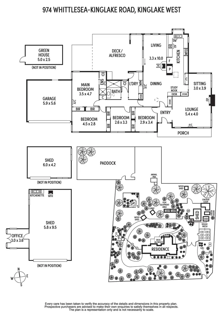 Floorplan of Homely house listing, 974 Whittlesea-Kinglake Road, Kinglake West VIC 3757