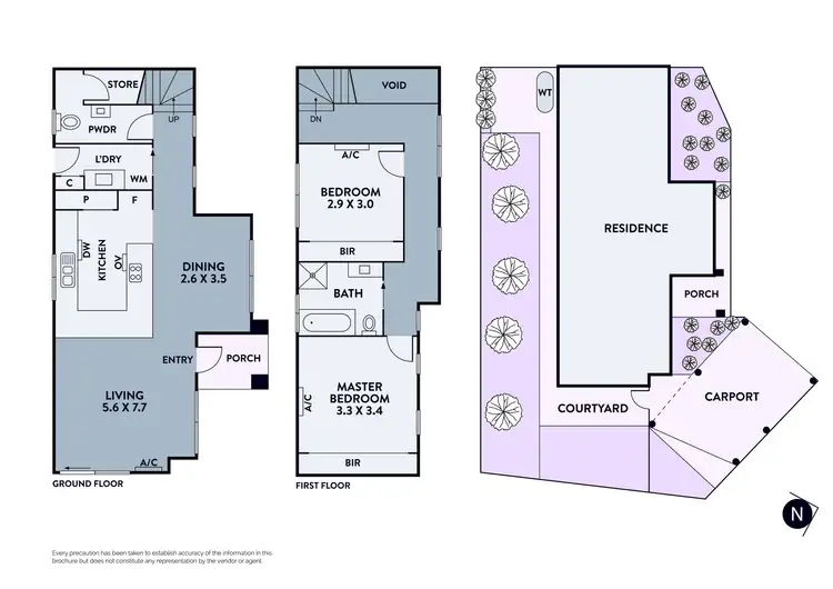 Floorplan of Homely townhouse listing, 2/11 Langvale Court, Mill Park VIC 3082