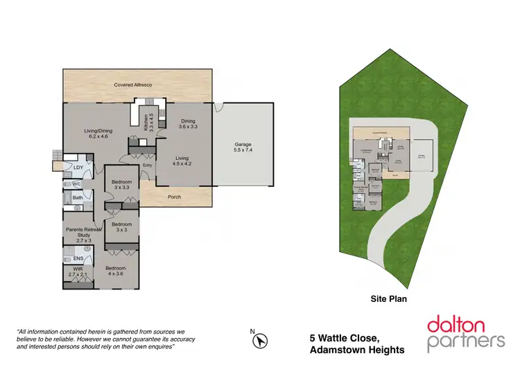 Floorplan of Homely house listing, 5 Wattle Close, Adamstown Heights NSW 2289