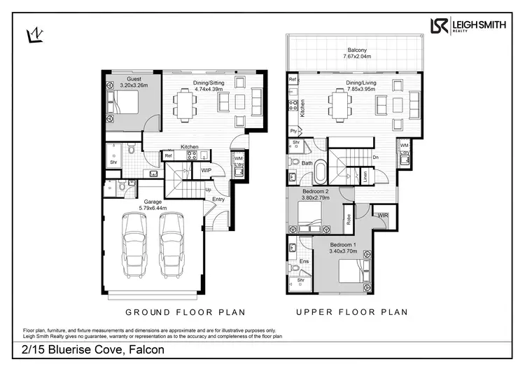 Floorplan of Homely house listing, 2/15 Bluerise Cove, Falcon WA 6210