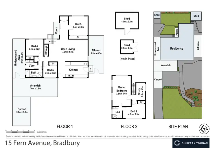 Floorplan of Homely house listing, 15 Fern Avenue, Bradbury NSW 2560
