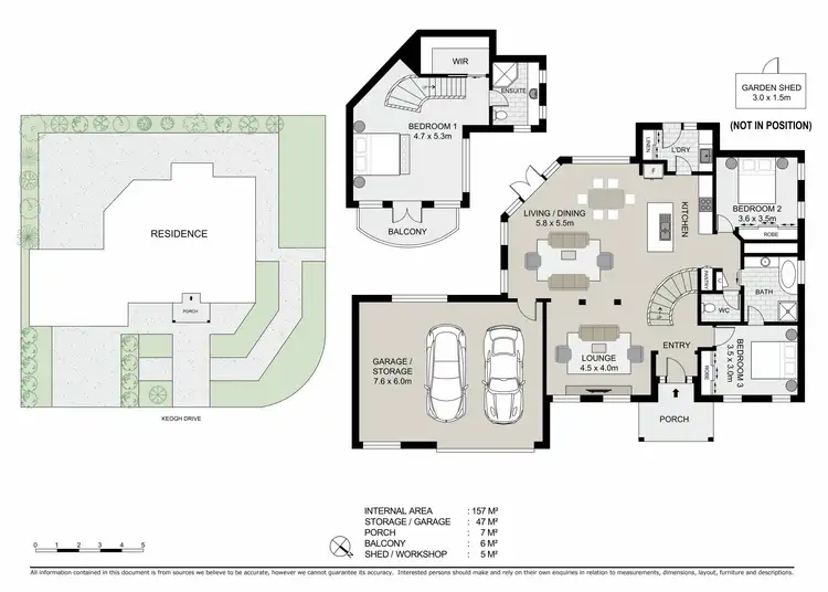 Floorplan of Homely house listing, 16 Keogh Drive, Spring Gully VIC 3550