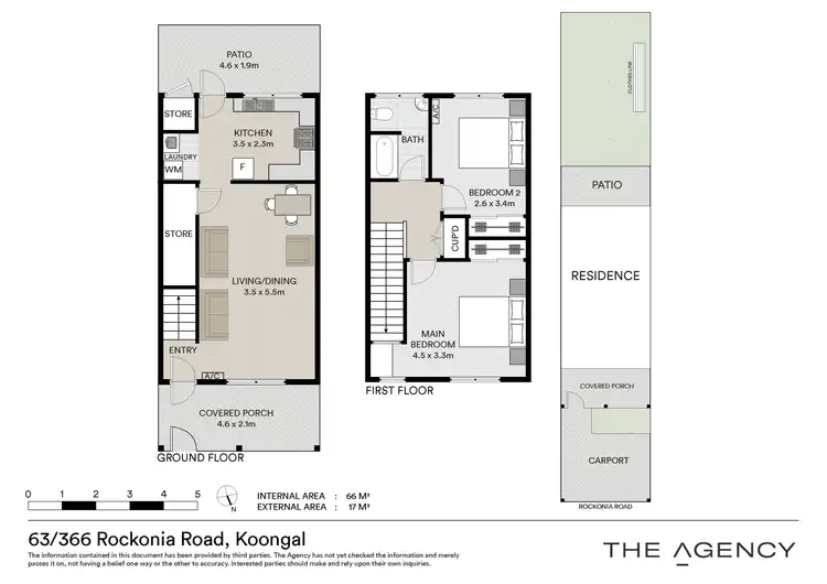 Floorplan of Homely townhouse listing, 63/366-370 Rockonia Road, Koongal QLD 4701