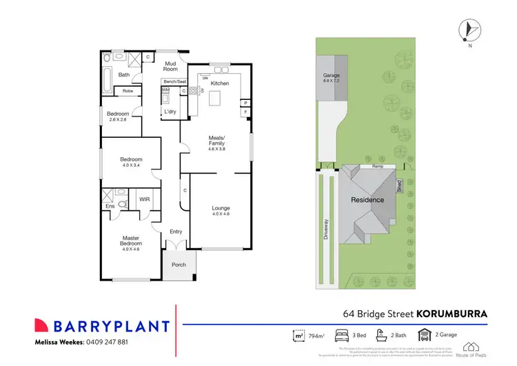 Floorplan of Homely house listing, 64 Bridge Street, Korumburra VIC 3950