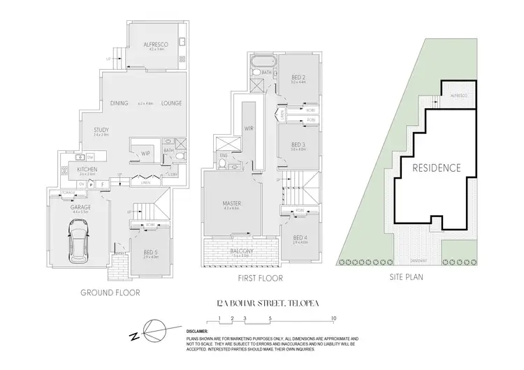 Floorplan of Homely semi-detached listing, 12A Bonar Street, Telopea NSW 2117