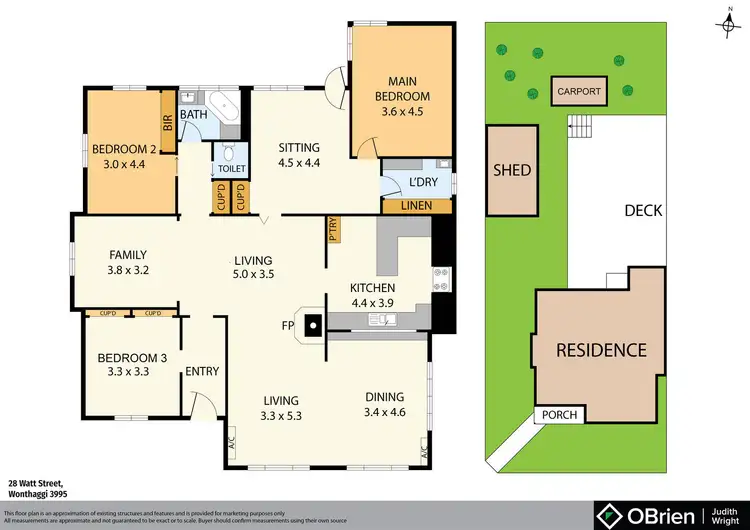 Floorplan of Homely house listing, 28 Watt Street, Wonthaggi VIC 3995