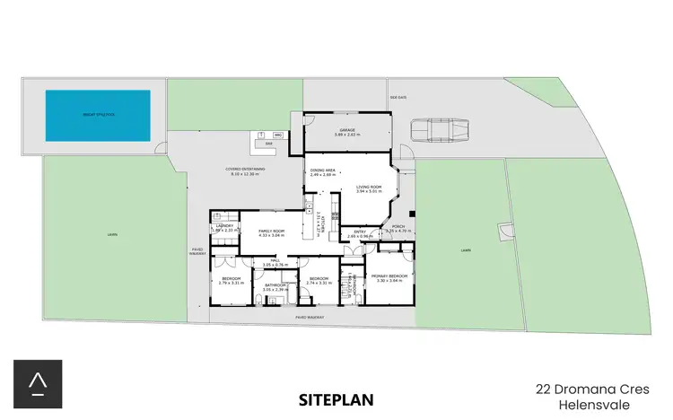 Floorplan of Homely house listing, 22 Dromana Crescent, Helensvale QLD 4212
