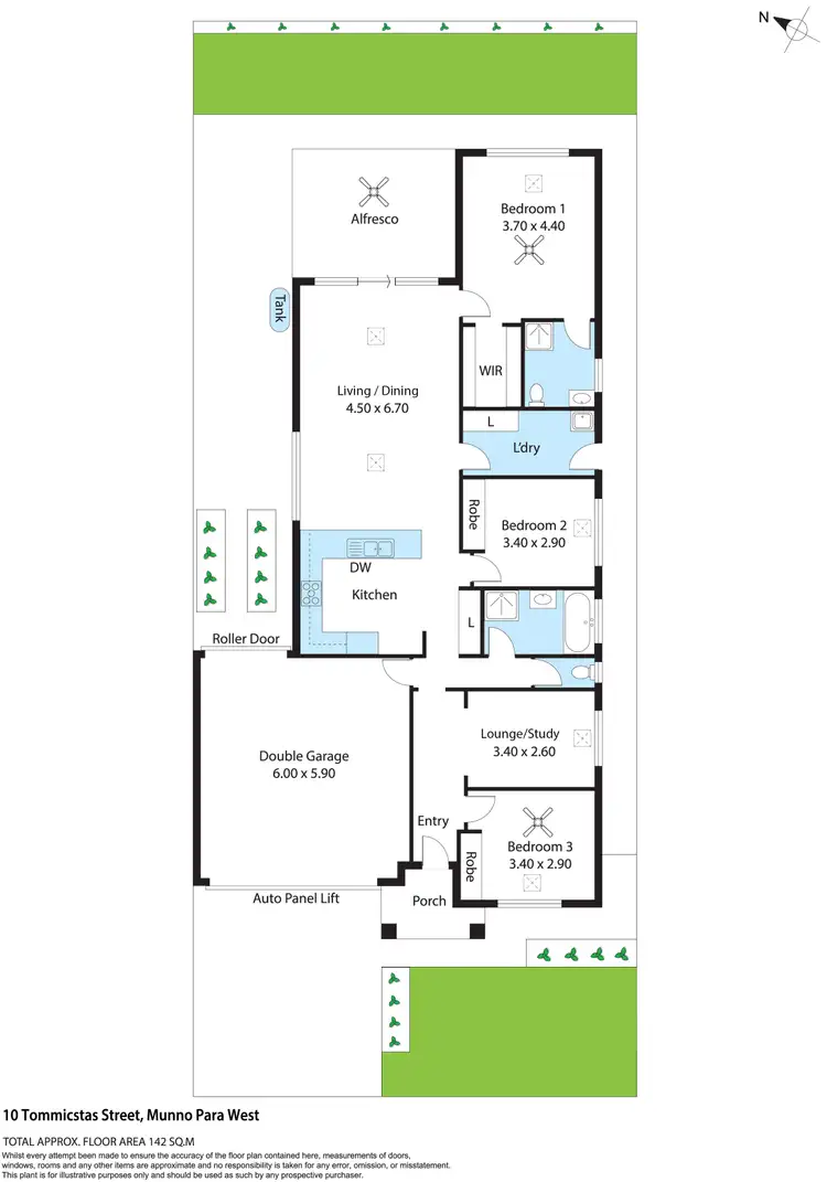 Floorplan of Homely house listing, 10 Tomnicstas Street, Munno Para West SA 5115