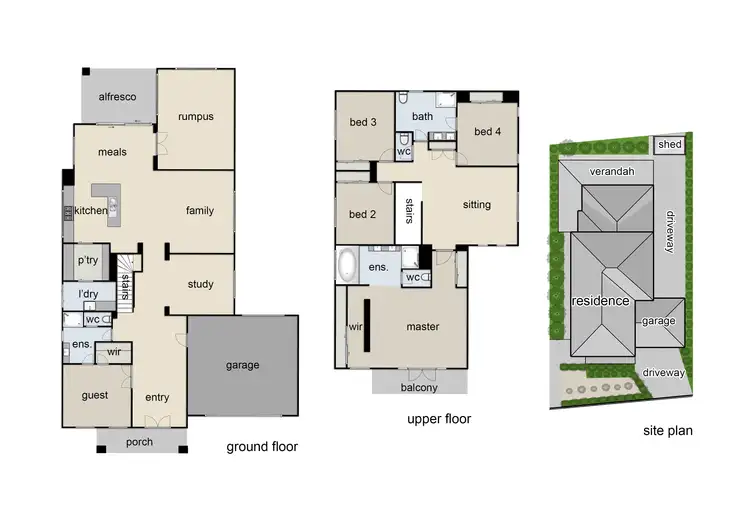 Floorplan of Homely house listing, 18 Sunline Way, Lyndhurst VIC 3975