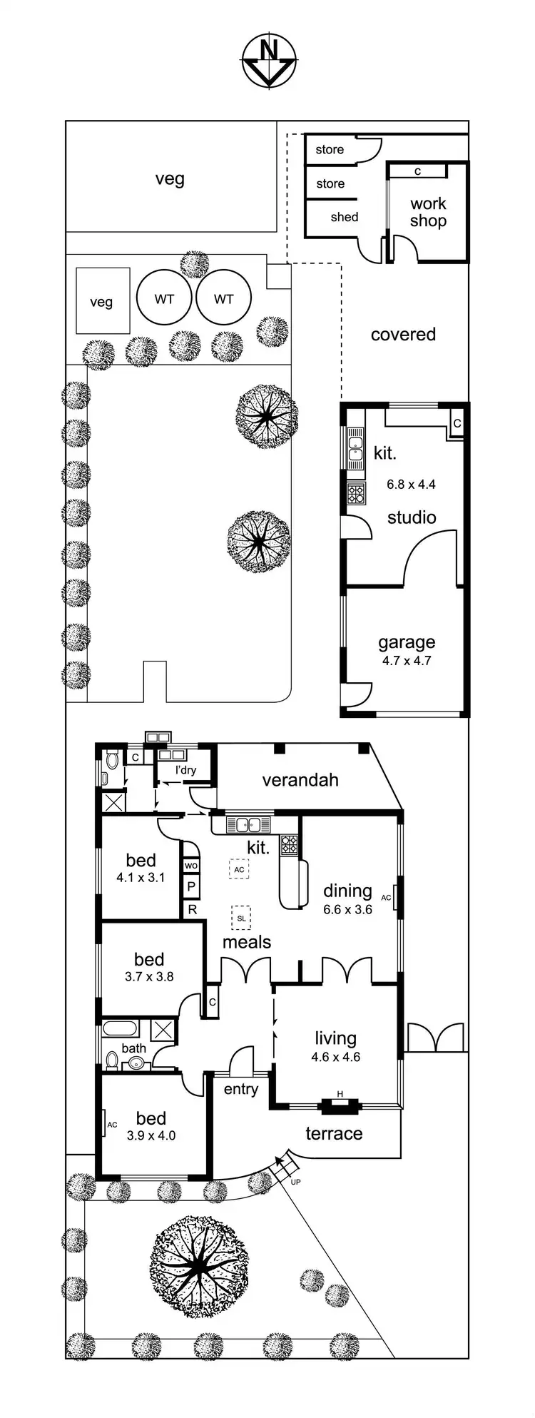 Floorplan of Homely house listing, 7 Corvey Road, Reservoir VIC 3073