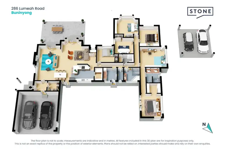 Floorplan of Homely house listing, 286 Lumeah Road, Buninyong VIC 3357